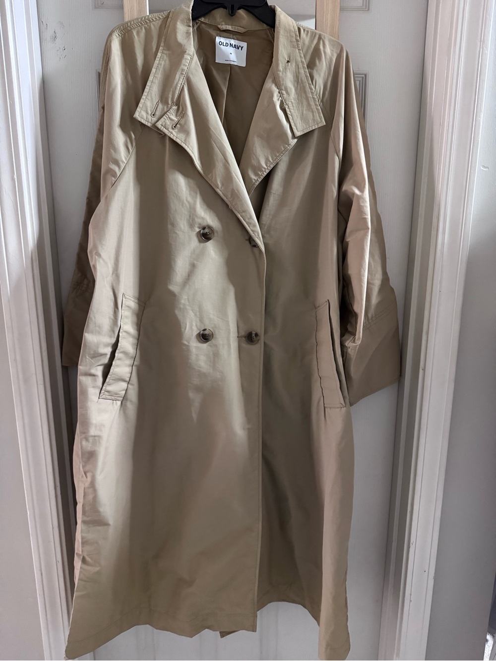 Old Navy Women's Tan Trench Coat nwt